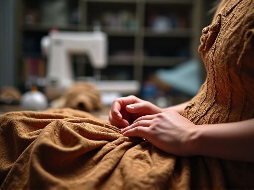 Atelier de retouches pour costumes de théâtre