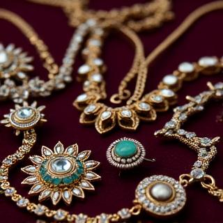 Bijoux de costume authentiques pour théâtre