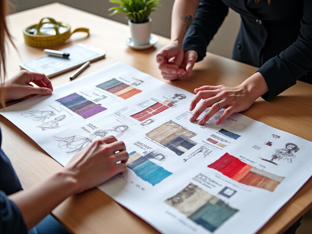Consultation design avec moodboard costumes